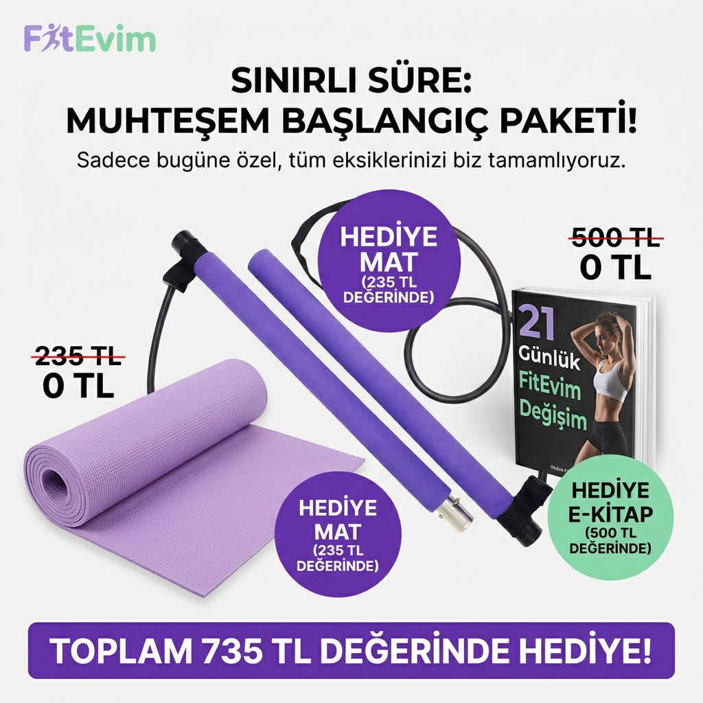 FitPlus Evde Pilates Barı Seti